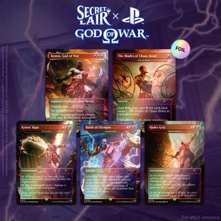 Secret Lair x God of War: Greek - Rainbow Foil Edition
