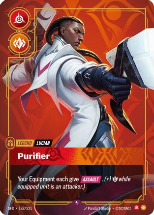 Lucian - Purifier (183/221) - Spiritforged Foil