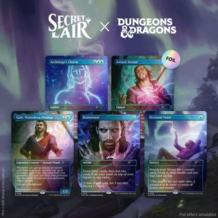 Secret Lair Drop: Secret Lair x Dungeons & Dragons: Gale’s Ambition - Foil Edition