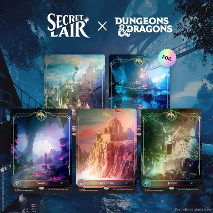 Secret Lair Drop: Secret Lair x Dungeons & Dragons: Lands of the Forgotten Realms - Foil Edition