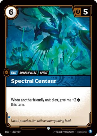 Spectral Centaur (068/219) - Unleashed Foil
