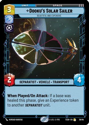 Dooku's Solar Sailer - Beautiful and Expensive (38/84) - Twin Suns