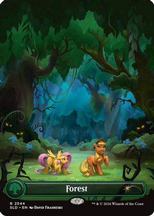 Forest (2544) (SLD-2544) - Secret Lair Drop Series Foil