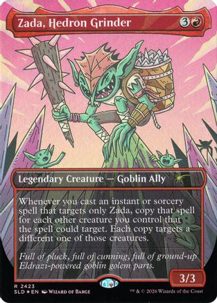Zada, Hedron Grinder (Display Commander) - Thick Stock (SLD-2423) - Secret Lair Drop Series Foil