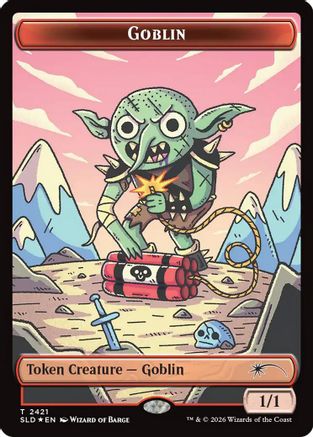 Goblin Token (2421) (SLD-2421) - Secret Lair Drop Series Foil