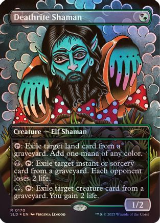 Deathrite Shaman (Rainbow Foil) (SLD-170) - Secret Lair Drop Series Foil