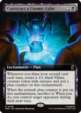 Construct a Cosmic Cube (Extended Art) (MSH-406) - Marvel Super Heroes