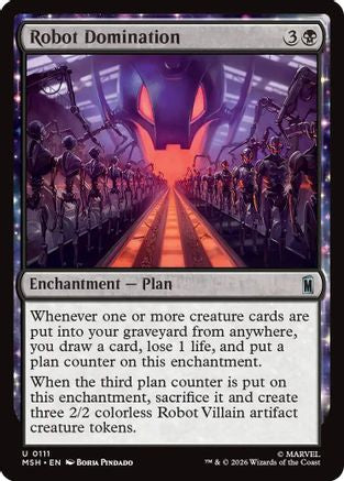 Robot Domination (MSH-111) - Marvel Super Heroes Foil
