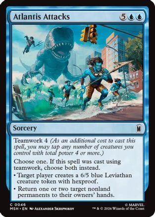 Atlantis Attacks (MSH-046) - Marvel Super Heroes