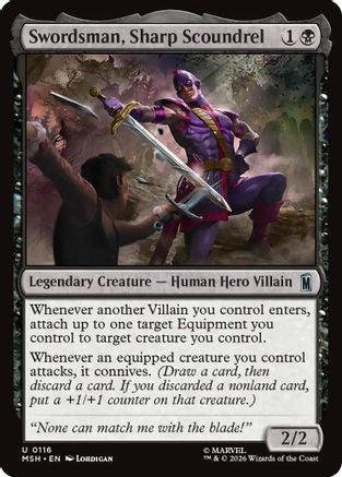 Swordsman, Sharp Scoundrel (MSH-116) - Marvel Super Heroes Foil