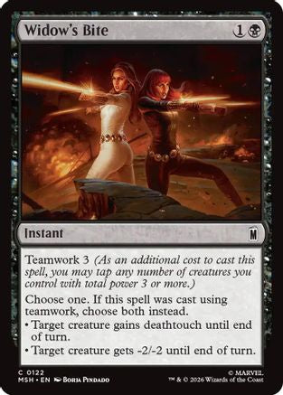Widow's Bite (MSH-122) - Marvel Super Heroes Foil