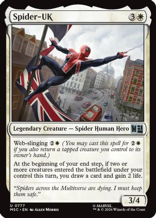 Spider-UK (MSC-777) - Commander: Marvel Super Heroes Foil