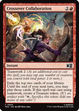 Crossover Collaboration (MSC-684) - Commander: Marvel Super Heroes Foil