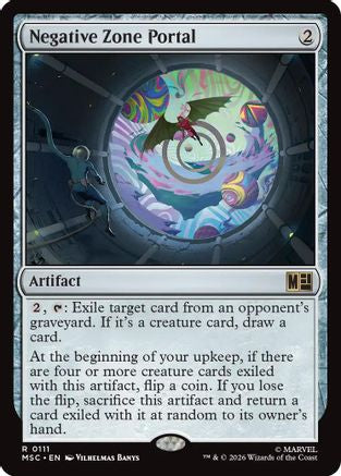 Negative Zone Portal (Surge Foil) (MSC-111) - Commander: Marvel Super Heroes Foil