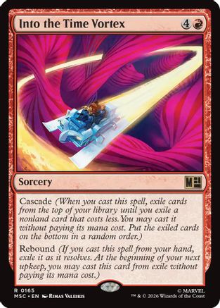 Into the Time Vortex (MSC-165) - Commander: Marvel Super Heroes