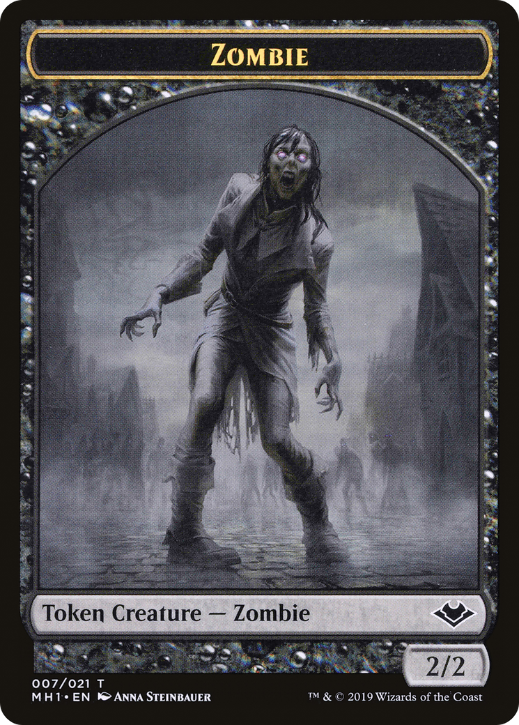 Zombie Token (007) (MH1-007) - Modern Horizons Tokens