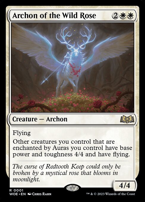 Archon of the Wild Rose (WOE 1) [Wilds of Eldraine]