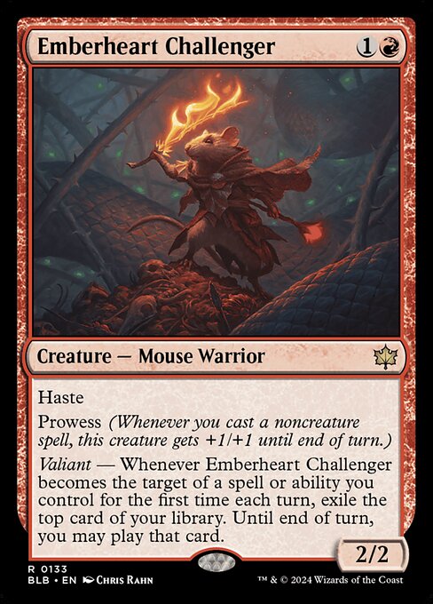Emberheart Challenger (BLB 133) [Bloomburrow]