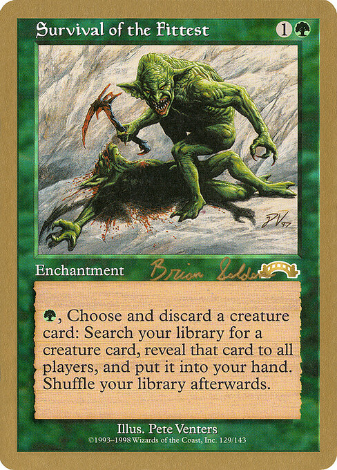 Survival of the Fittest (WC98 bs129) [World Championship Decks 1998]