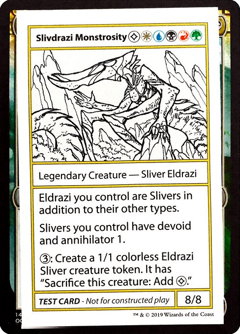 Slivdrazi Monstrosity (CMB2 102) [Mystery Booster Playtest Cards 2021]