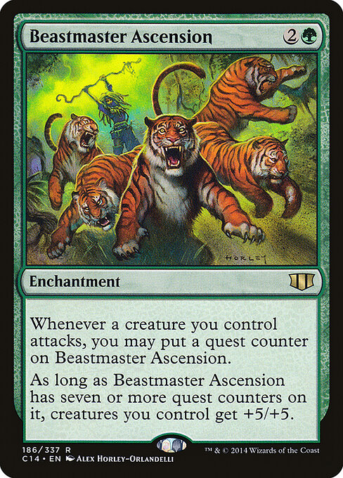 Beastmaster Ascension (C14 186) [Commander 2014]