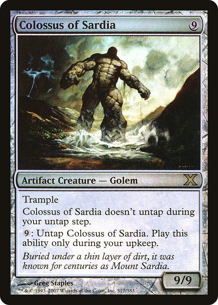 Colossus of Sardia (10E-317) - Tenth Edition