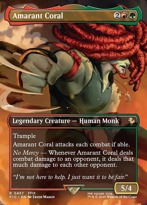 Amarant Coral (Borderless) (FIC 457) [Final Fantasy Commander]