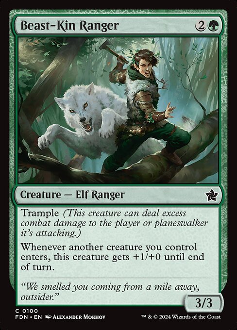Beast-Kin Ranger (FDN 100) [Foundations]