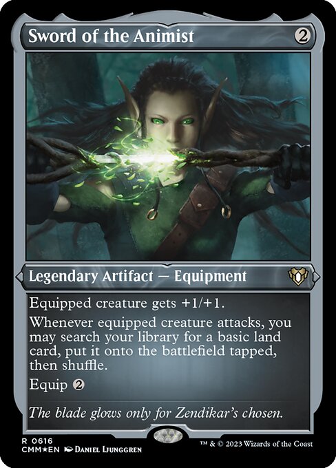Sword of the Animist (CMM 616) [Commander Masters]