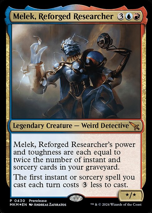 Melek, Reforged Researcher (MKM 430) [Murders at Karlov Manor]