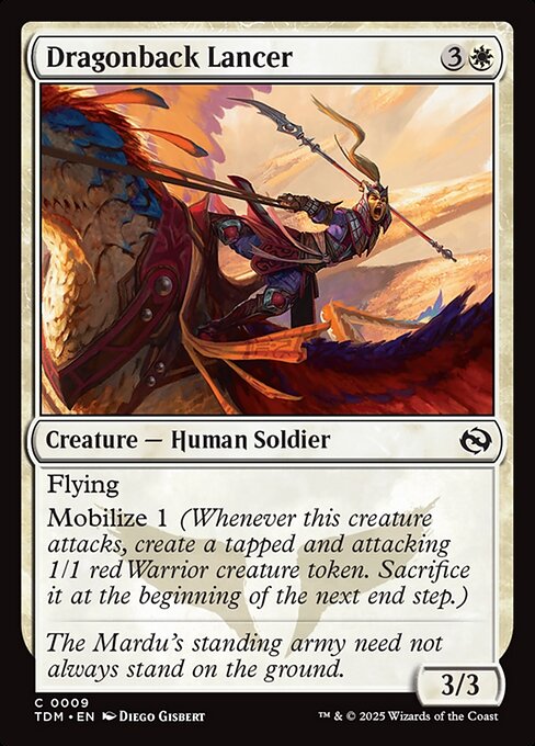 Dragonback Lancer (TDM 9) [Tarkir: Dragonstorm]
