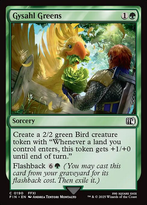 Gysahl Greens (FIN 190) [Final Fantasy]
