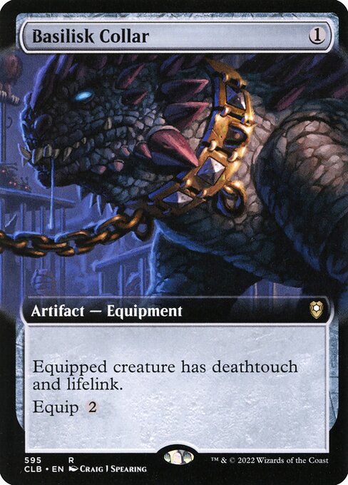 Basilisk Collar (CLB 595) [Commander Legends: Battle for Baldur's Gate]