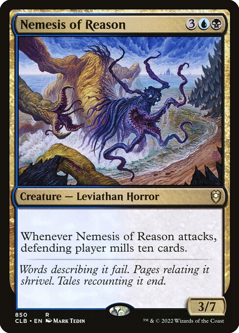 Nemesis of Reason (CLB 850) [Commander Legends: Battle for Baldur's Gate]