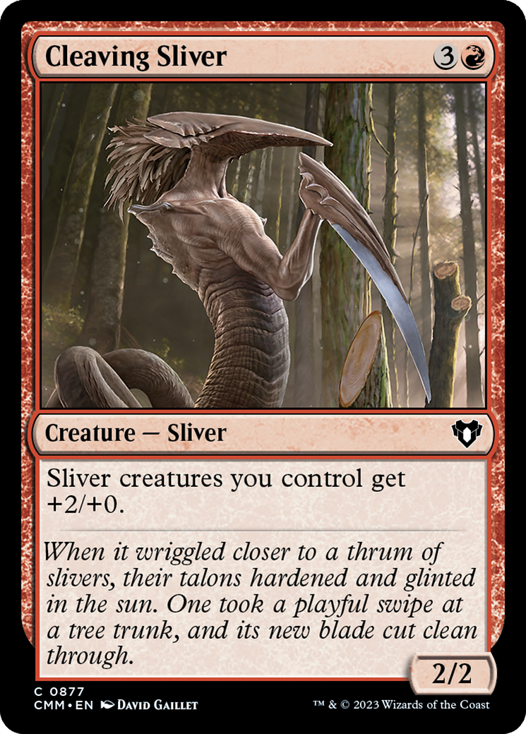 Cleaving Sliver [Commander Masters]