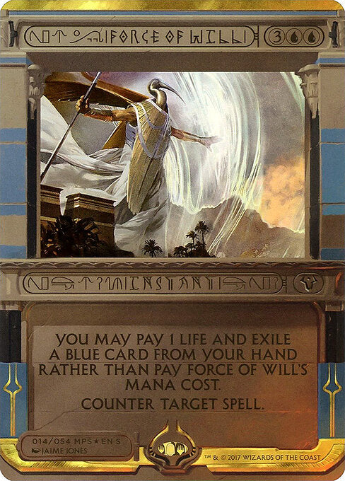 Force of Will (Borderless) (MP2 14) [Amonkhet Invocations]