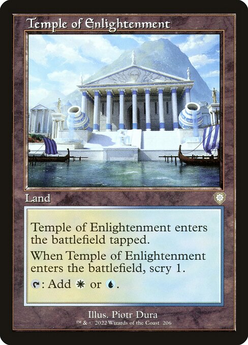 Temple of Enlightenment (BRC 206) [The Brothers' War Commander]