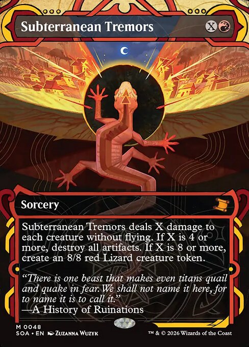 Subterranean Tremors (SOA 48) [Secrets of Strixhaven Mystical Archive]