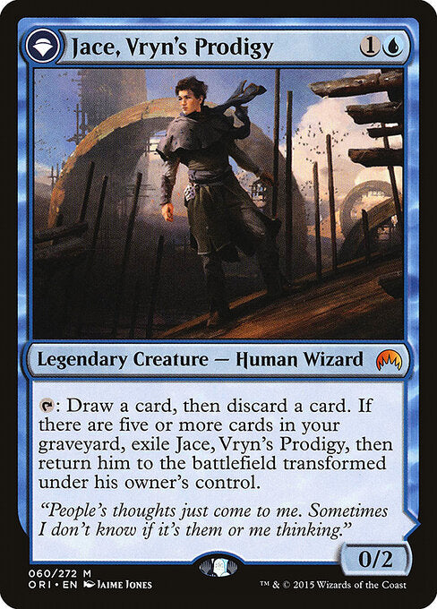 Jace, Vryn's Prodigy // Jace, Telepath Unbound (ORI 60) [Magic Origins]