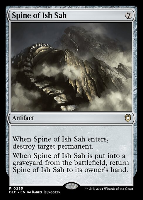Spine of Ish Sah (BLC 285) [Bloomburrow Commander]