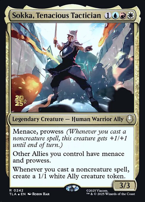 Sokka, Tenacious Tactician (PTLA 242s) [Avatar: The Last Airbender Promos]
