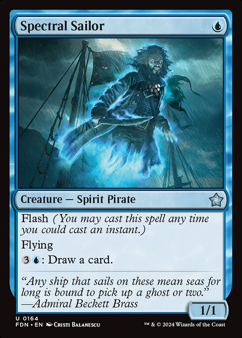 Spectral Sailor (FDN 164) [Foundations]