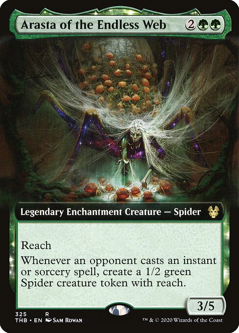 Arasta of the Endless Web (Extended Art) (THB 325) [Theros Beyond Death]