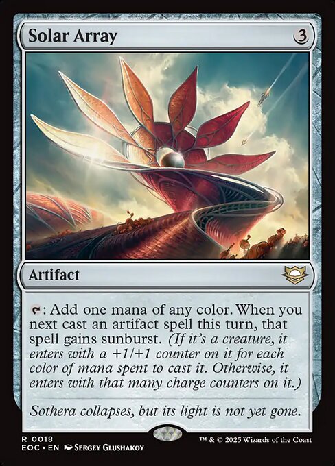 Solar Array (EOC 18) [Edge of Eternities Commander]