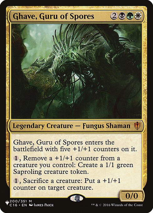 Ghave, Guru of Spores (PLST C16-200) [The List]