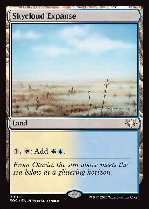 Skycloud Expanse (EOC 181) [Edge of Eternities Commander]