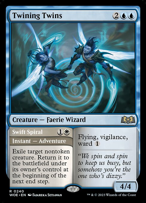 Twining Twins // Swift Spiral (WOE 240) [Wilds of Eldraine]