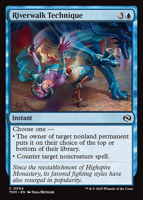 Riverwalk Technique (TDM 54) [Tarkir: Dragonstorm]