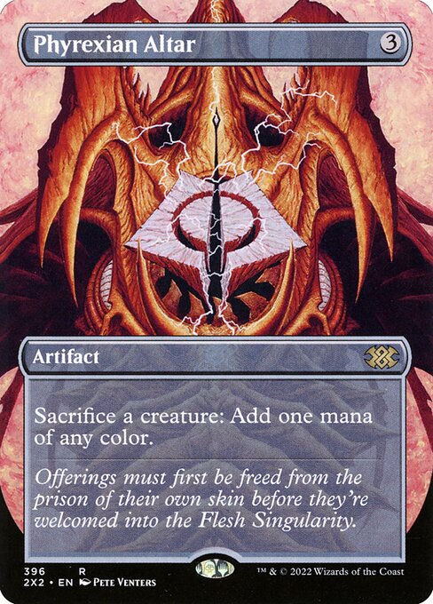 Phyrexian Altar (Borderless · Full Art) (2X2 396) [Double Masters 2022]