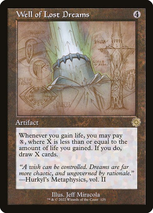 Well of Lost Dreams (Retro Frame) (BRR 125) [The Brothers' War Retro Artifacts]
